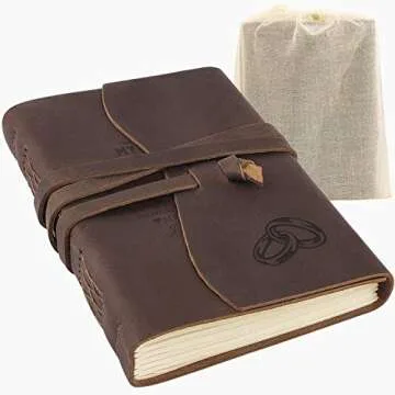 Personalized Leather Journal for Husband - Unique Gift Ideas