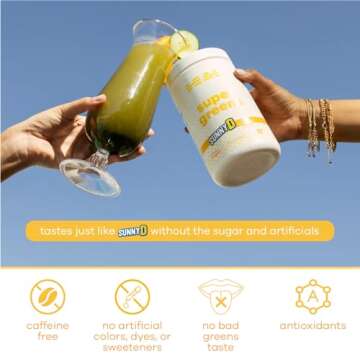 Be Amazing Super Greens Powder – 17 Fruits & 8 Veggies