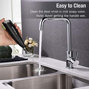 SIMPLETaste Milk Frother for Perfect Foam and Mixing