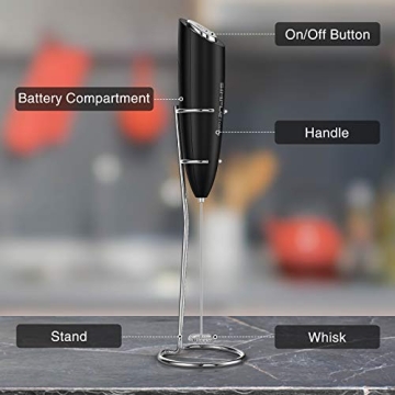 SIMPLETaste Milk Frother for Perfect Foam and Mixing