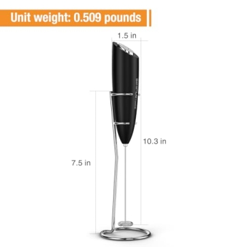 SIMPLETaste Milk Frother for Perfect Foam and Mixing