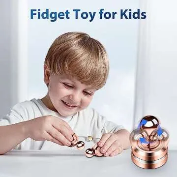 Fidget Slider Toy for Adults and Kids - Stress Relief Orbiter