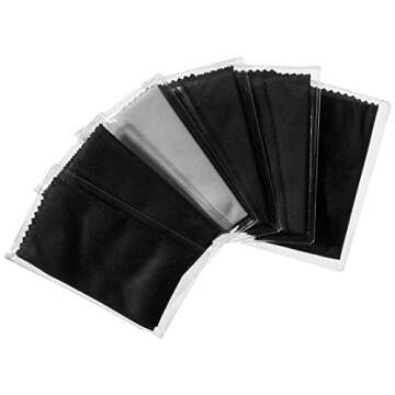 Amazon Basics Microfiber Cleaning Cloth for Electronics - Pack of 6, 6 x 7 Inches