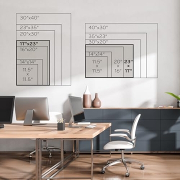 U Brands Cork Bulletin Board with Stylish Birch Frame