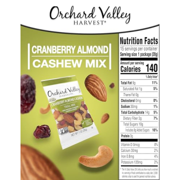 Orchard Valley Harvest Cranberry Almond Cashew Trail Mix Pack