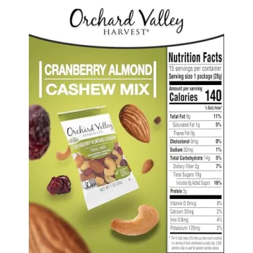 Orchard Valley Harvest Cranberry Almond Cashew Trail Mix Pack