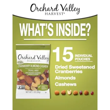Orchard Valley Harvest Cranberry Almond Cashew Trail Mix Pack
