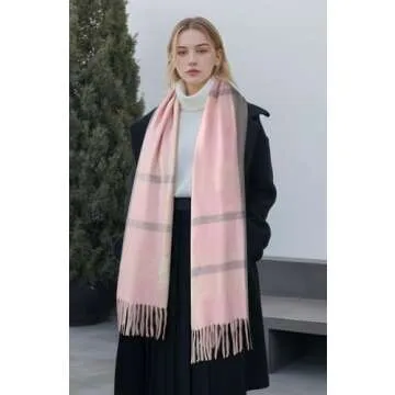 Stylish Winter Fall Scarf for Women - Cashmere Feel Shawl
