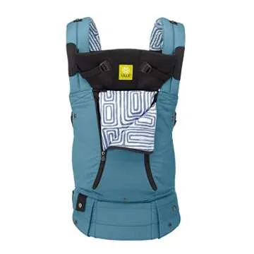 LÍLLÉbaby 6-in-1 All Seasons Baby Carrier - Tiled Bluestone
