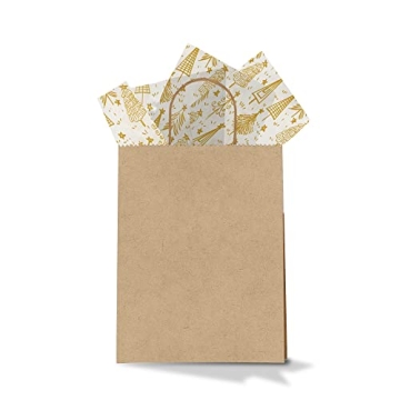 Gold Christmas Tree Tissue Paper for All Your Wrapping Needs