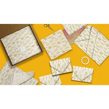 Gold Christmas Tree Tissue Paper for All Your Wrapping Needs