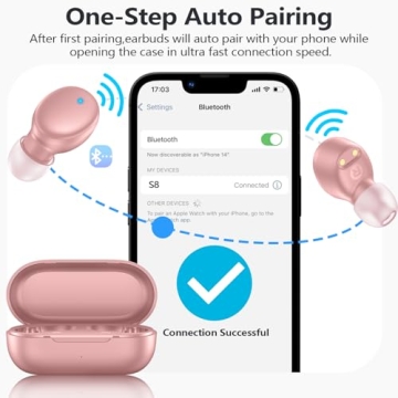 MOZOTER S8 Mini Wireless Earbuds - Bluetooth 5.3