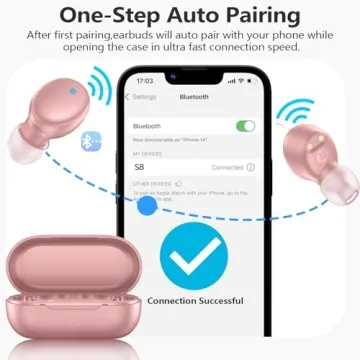 MOZOTER S8 Mini Wireless Earbuds - Bluetooth 5.3