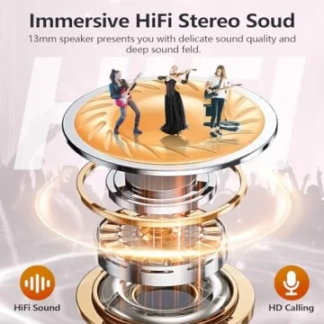 MOZOTER S8 Mini Wireless Earbuds - Bluetooth 5.3