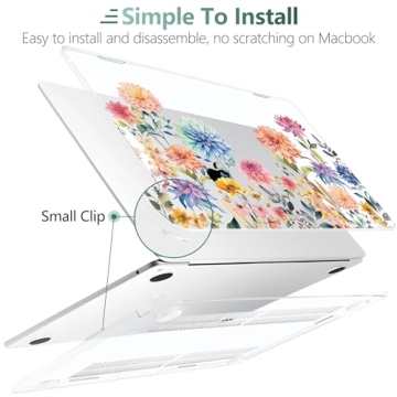 Stylish TWOLSKOO MacBook Air 15 Inch Case with Protection