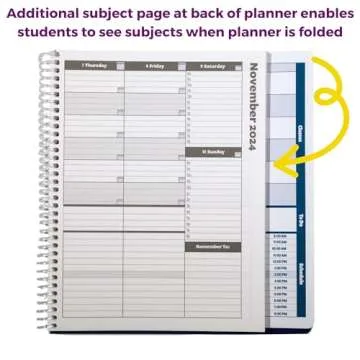 Order Out Of Chaos 2024-25 Academic Planner, Daily, Weekly & Monthly Time Management School Agenda, Size 8.5x8.25 (Midnight)