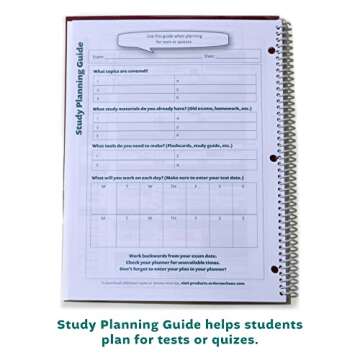 Order Out Of Chaos 2024-25 Academic Planner, Daily, Weekly & Monthly Time Management School Agenda, Size 8.5x8.25 (Midnight)