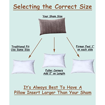 Ultra Soft Pillowflex Synthetic Down Pillow Insert - 12x20