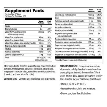 Bariatric Choice All-in-One Chewable Bariatric MultiVitamin with Iron & Calcium Citrate, Tropical Citrus (120ct)