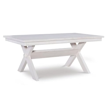Rustic Elegance: Powell Linon Home Decor Chester Dining Table with Grey Finish