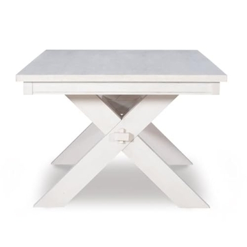 Powell Linon Chester Rustic Farmhouse Dining Table Grey