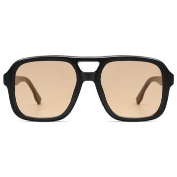 SojoS Retro Aviator Sunglasses for Fashion-Forward Style with UV Protection