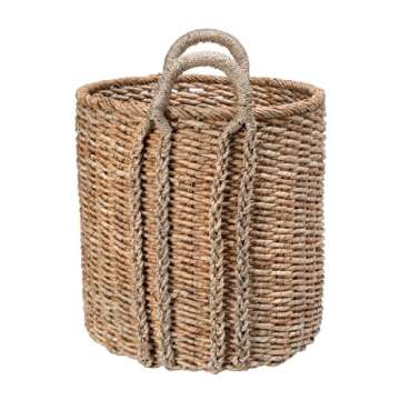 KOUBOO 1060038 Seagrass Storage Basket, Brown