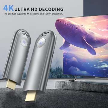 Portable Wireless HDMI Transmitter for Seamless Streaming