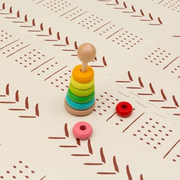 Childlike Behavior XL Baby Play Mat for Stylish Playtime