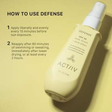 ACTIIV SPF 30 Hair + Scalp Defense Spray - UV Protection