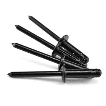 Aifeier 50 Pcs Black Aluminum Blind Rivets for DIY