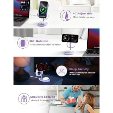 Hevanto 3-in-1 Magnetic Charging Station - Fast Charging