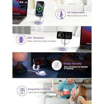 Hevanto 3-in-1 Magnetic Charging Station - Fast Charging