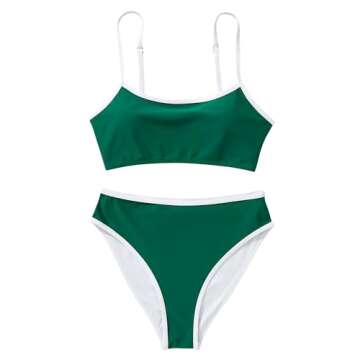SUUKSESS High Waisted Bikini Sets for Stylish Summers