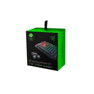 Razer Doubleshot PBT Keycap Upgrade Set for Mechanical & Optical Keyboards: Compatible with Standard 104/105 US and UK layouts - Razer Green