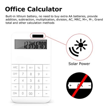 EooCoo 12 Digit Standard Calculator - Stylish & Functional