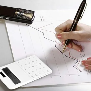 EooCoo 12 Digit Standard Calculator - Stylish & Functional