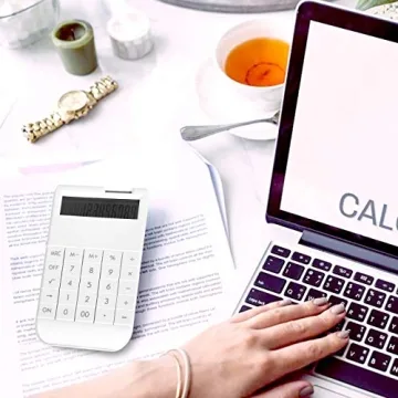 EooCoo 12 Digit Standard Calculator - Stylish & Functional