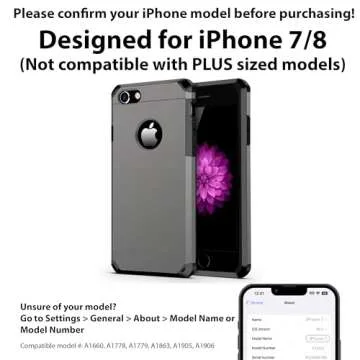 ImpactStrong iPhone 7/8 Case with Heavy Duty Protection Cover