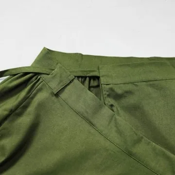 Women’s Plus Size Linen Wrap Skirt - Stylish and Comfortable