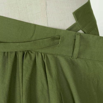 Women’s Plus Size Linen Wrap Skirt - Stylish and Comfortable