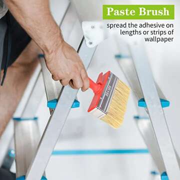 Wallpaper Smoothing Brush Kit for Easy Application