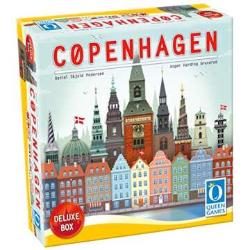 Queen Games Copenhagen Deluxe Edition Board Game - 4 Players Ages 12+