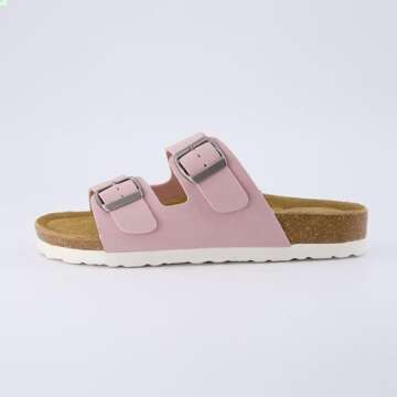 CUSHIONAIRE Lane Cork Footbed Sandals for Women