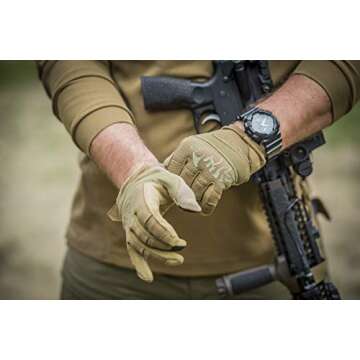Helikon-Tex Range Line, Range Tactical Gloves, Multicam/Coyote A, X Large/Regular