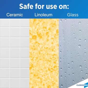 CloroxPro Clorox Clean-Up Disinfectant Cleaner with Bleach Spray, 32 Ounces Each (Pack of 9) (35417)