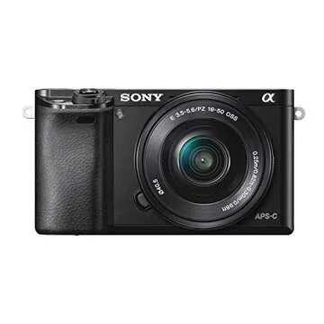 Sony Alpha a6000 24.3MP Mirrorless Digital Camera with 16-50mm Lens (Black) and Accessory Bundle