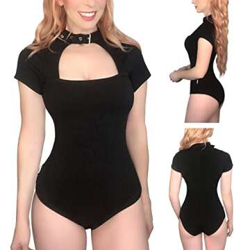 Littleforbig Cotton Romper Onesie Pajamas Bodysuit - Collared Onesie