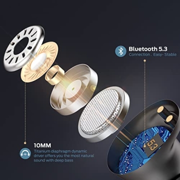 Monster Wireless Earbuds with Bluetooth 5.3 Features