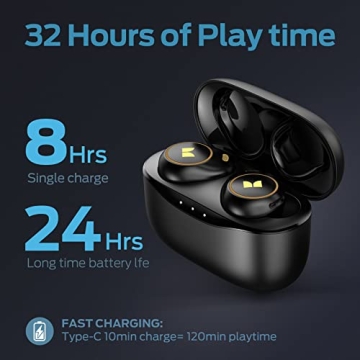 Monster Wireless Earbuds with Bluetooth 5.3 Features